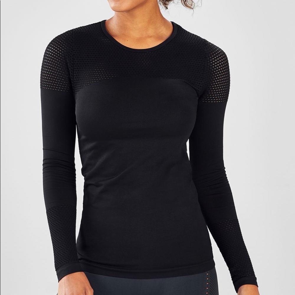 NWOT Fabletics Musetta Seamless L/S Top